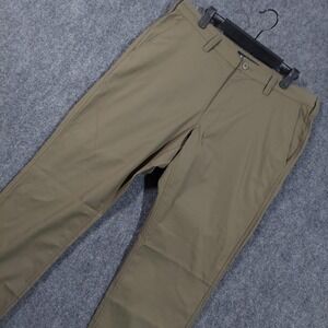 Bluffworks Pants Mens 35x30 Beige Ascender Chino Regular Fit Travel Performance